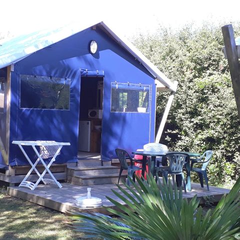 CANVAS AND WOOD TENT 4 people - Toilé Lodge