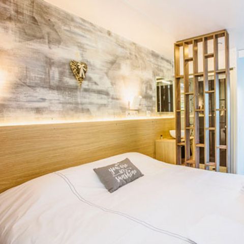 Mobile home 6 persons - Sunêlia Luxe Taos 3 bedrooms / 2 bathrooms 40m² - TV - LV - Covered terrace - Linen provided