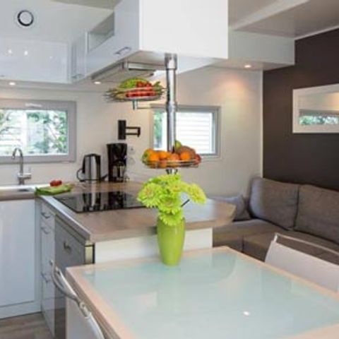 MOBILE HOME 4 people - Sunêlia Luxe Taos 2 bedrooms / 2 bathrooms 35m² - TV - LV - Covered terrace - Linen provided
