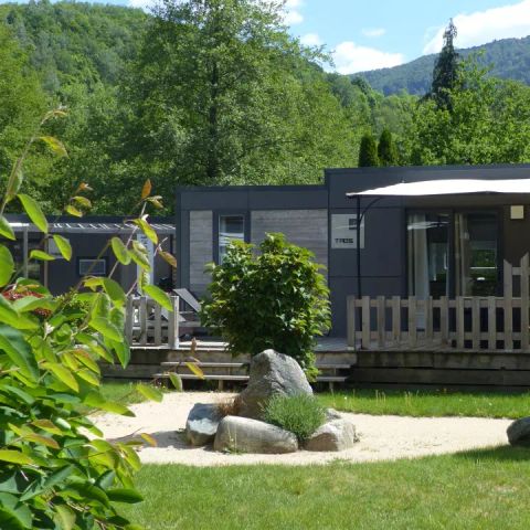 Mobile home 4 persons - Sunêlia Luxe Taos 2 bedrooms / 2 bathrooms 35m² - TV - LV - Covered terrace - Linen provided