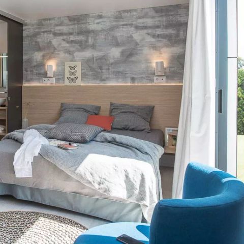 Mobile home 2 persons - Sunêlia Luxe Taos 1 room 27m² - TV - Covered terrace - Linen provided
