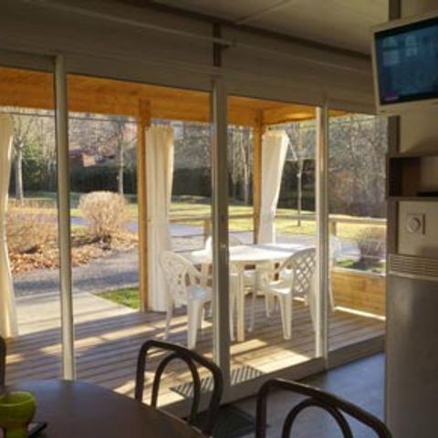 Mobile home 4 persons - Sunêlia Luxe Fabre 2 bedrooms 34m² - TV - LV - Covered terrace - linen provided