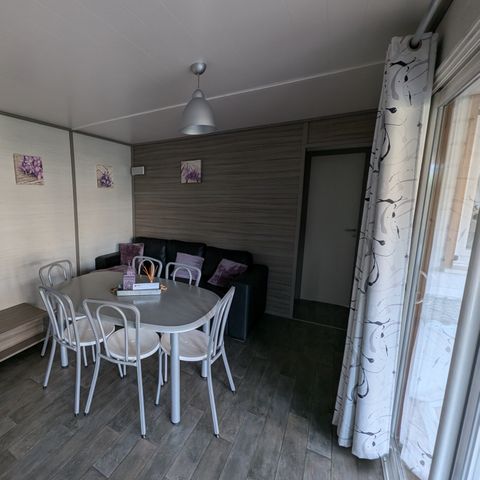 Mobile home 4 persons - Sunêlia Luxe Fabre 2 bedrooms 34m² - TV - LV - Covered terrace - linen provided