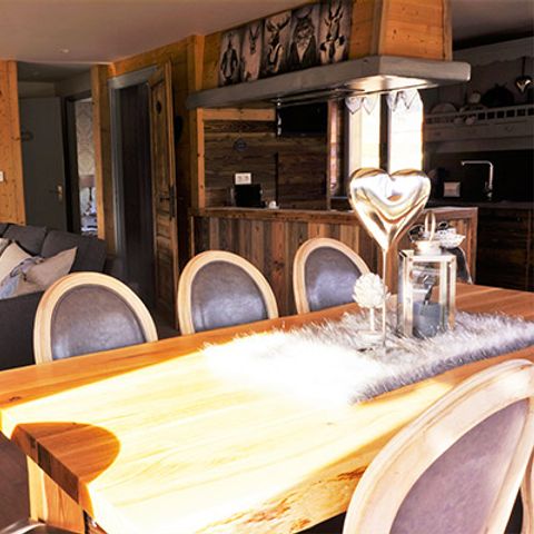 Chalet 6 persons - Chalet de Charlène 3 bedrooms 120m² - TV - LV - Private sauna - Covered terrace - Linen provided
