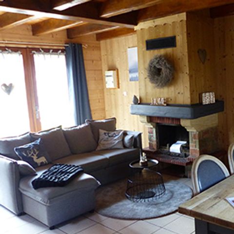 Chalet 7 persons - Chalet Odile 3 bedrooms / 2 bathrooms 110m² - TV - LV - Linen provided