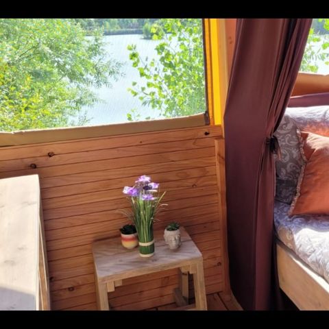 Accommodation 2 persons - Nature tent on stilts Standard 7.2 m² - without sanitary facilities