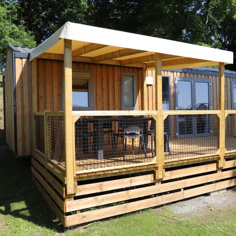 MOBILE HOME 6 people - Confort 32m² - 3 bedrooms + semi-covered terrace