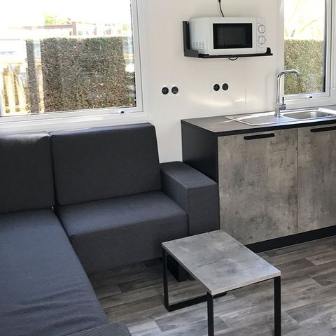 MOBILE HOME 6 people - Confort 32m² - 3 bedrooms + semi-covered terrace