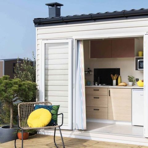 Mobile home 2 persons - Comfort mobile home 17.8m² - 1 bedroom + terrace