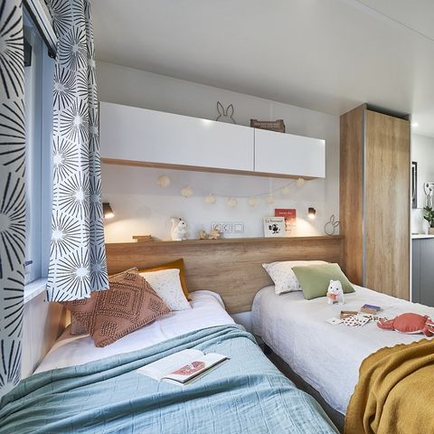 MOBILE HOME 4 people - Mobile Home Premium 32m² - (2 bedrooms 2 bathrooms) + covered terrace