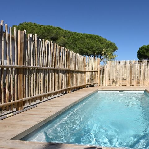 MOBILE HOME 6 people - NEW// Villa de la Rance Prestige 40m² - 3 bedrooms - 2 bathrooms - Swimming pool - Covered terrace