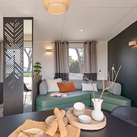 MOBILE HOME 6 people - NEW// Villa de la Rance Prestige 40m² - 3 bedrooms - 2 bathrooms - Swimming pool - Covered terrace