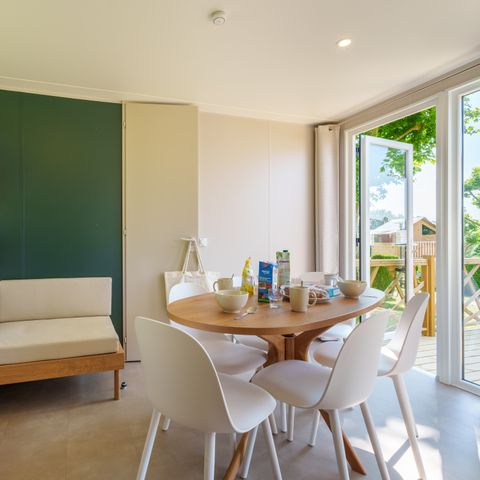 MOBILE HOME 6 people - NEW// Villa de la Rance Prestige 40m² - 3 bedrooms - 2 bathrooms - SPA - Covered terrace