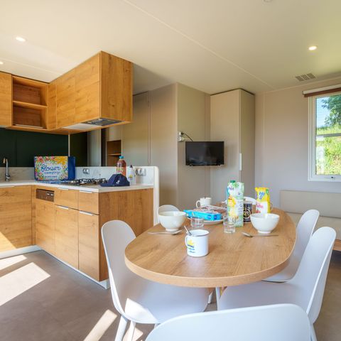 MOBILE HOME 6 people - NEW// Villa de la Rance Prestige 40m² - 3 bedrooms - 2 bathrooms - SPA - Covered terrace