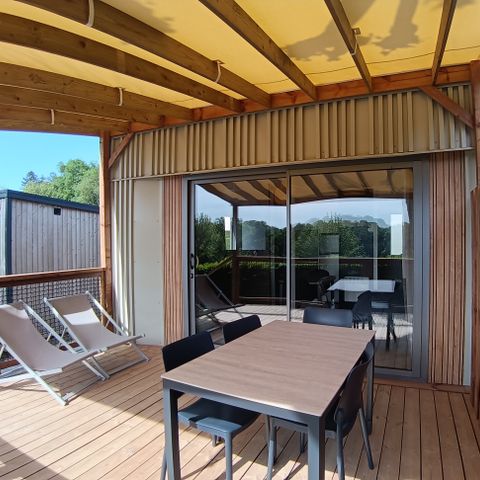 MOBILE HOME 2 people - NEW //Premium 20m² (1bed-2p) + covered terrace