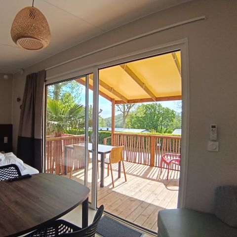 MOBILE HOME 2 people - NEW //Premium 20m² (1bed-2p) + covered terrace