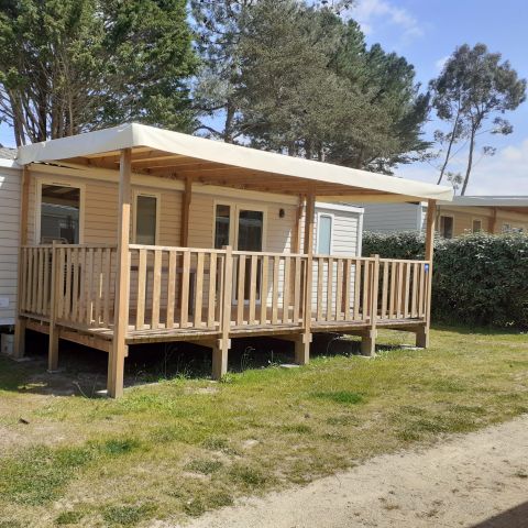 MOBILE HOME 6 people - New Premium 32m²(3 bedrooms -6pers.) + Terrace + TV + Air conditioning