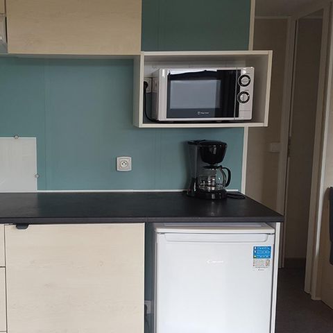 Mobile home 2 persons - CAHITA 17m² - 1 bedroom + covered terrace
