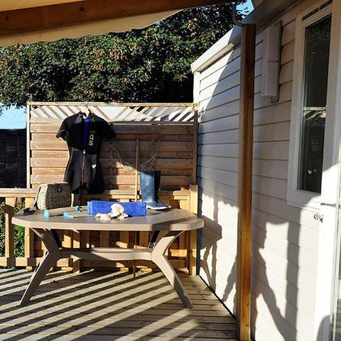 Mobile home 4 persons - ALOHA 25m² - 2 bedrooms + covered terrace