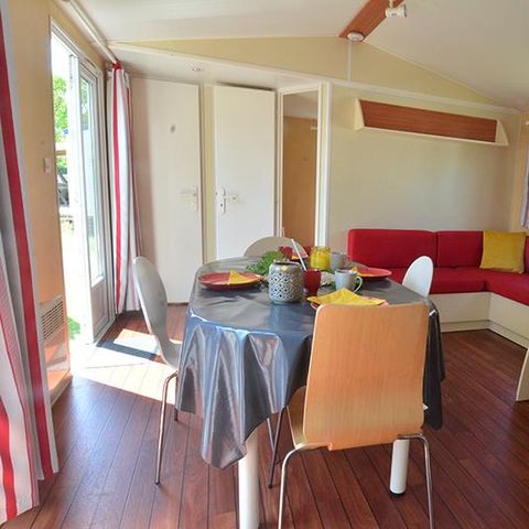 Mobile home 4 persons - FLORES 31m² - 2 bedrooms + covered terrace