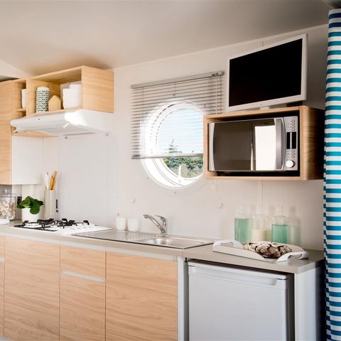 Mobile home 4 persons - SAMOA 29m² - 2 bedrooms - Semi-covered terrace