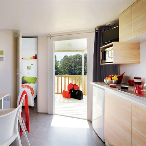 Mobile home 4 persons - SAMOA 29m² - 2 bedrooms - Semi-covered terrace