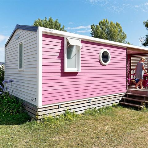 Mobile home 4 persons - SAMOA 29m² - 2 bedrooms - Semi-covered terrace