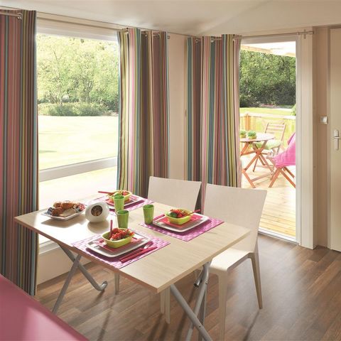 Mobile home 4 persons - BORA BORA 31m² - 2 bedrooms + Semi-covered terrace
