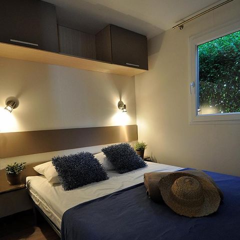 Mobile home 4 persons - MALDIVES 34 m² - 2 bedrooms - Covered terrace