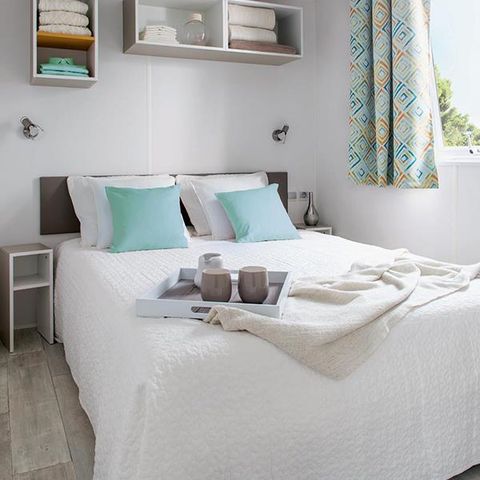 Mobile home 6 persons - BAHAMAS 36m² - 3 bedrooms - Covered terrace