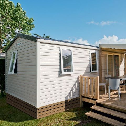 Mobile home 6 persons - BAHAMAS CONFORT 34m² - 3 bedrooms - Covered terrace - Dishwasher