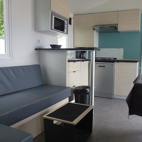 Mobile home 6 persons - BAHAMAS CONFORT 34m² - 3 bedrooms - Covered terrace - Dishwasher
