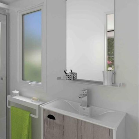 Mobile home 6 persons - PREMIUM 36m² - 3 bedrooms - 2 bathrooms - Covered terrace