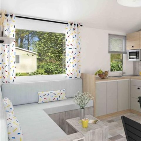 Mobile home 6 persons - PREMIUM 36m² - 3 bedrooms - 2 bathrooms - Covered terrace