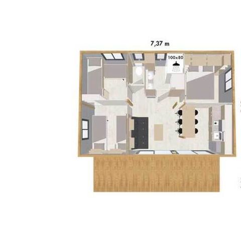 Mobile home 6 persons - Cottage Premium 3 Bedrooms