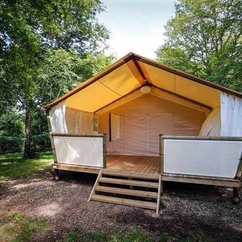 Canvas and wooden tent 4 persons - Lodge Maassai - 2 rooms 4