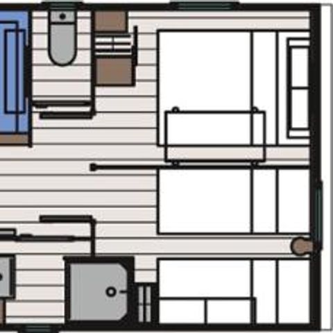 MOBILE HOME 4 people - MH CONFORT SEA VIEW 22m² (22m²)