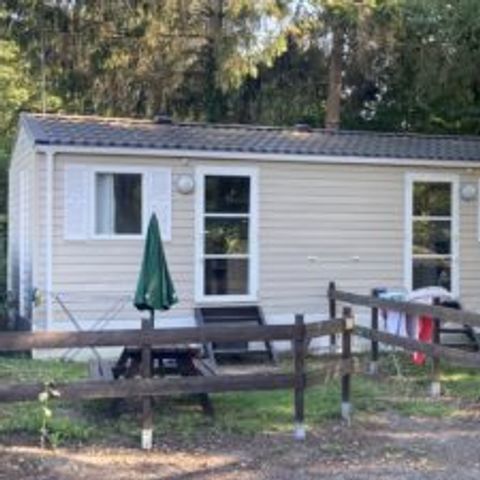 MOBILE HOME 1 person - 02-Mobil-Home Mitoyen Standard 17m2 (1bed - 1 pers.) + TV + Air conditioning - price for 2 people