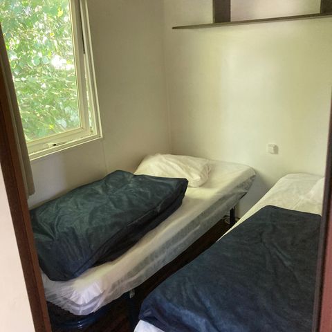 MOBILE HOME 2 people - 07-Mobil-Home Confort 24 m2 (2bed - 2/4 pers.) + small covered terrace + TV + Air conditioning - price for 2 people