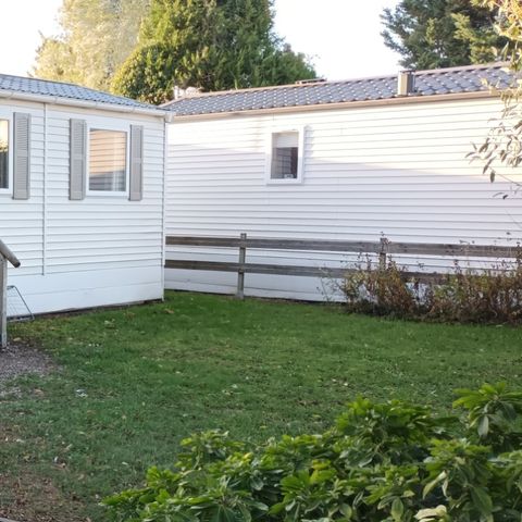 MOBILE HOME 2 people - 07-Mobil-Home Confort 24 m2 (2bed - 2/4 pers.) + small covered terrace + TV + Air conditioning - price for 2 people