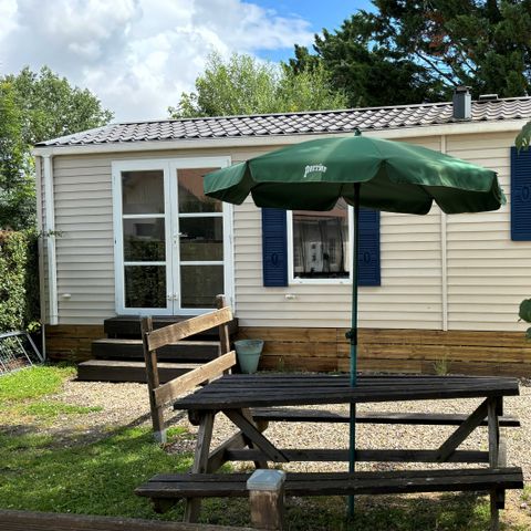 MOBILE HOME 2 people - 08-Mobil-Home Confort 32m2 (2bed - 2/6 pers.) + TV + Air conditioning - price for 2 people