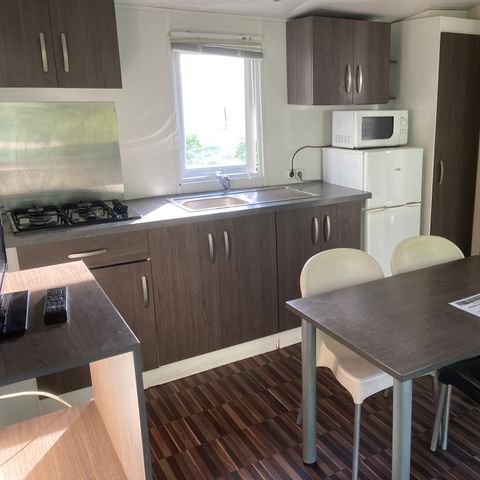 MOBILE HOME 2 people - 08-Mobil-Home Confort 32m2 (2bed - 2/6 pers.) + TV + Air conditioning - price for 2 people