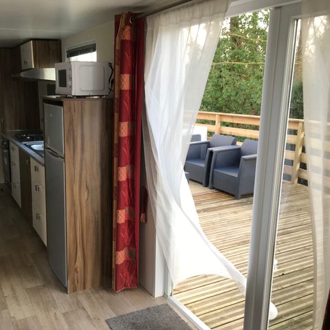 BUNGALOW 2 people - 14-Bungalow du Gorguet 40m2 (2ch -2/6pers.) + Jaccuzzi + Beds made up + towel + drinks kit + TV - price for 2 people