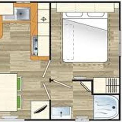 MOBILE HOME 5 people - Mobile home family kids 5 people
