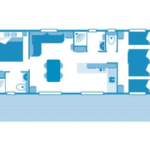 MOBILE HOME 6 people - Cottage 6p 3ch ****