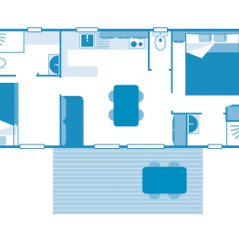 MOBILE HOME 4 people - Cottage Family 4p 2bed Premium