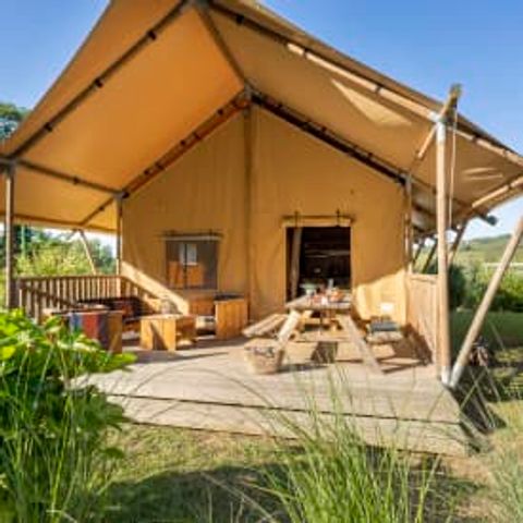 CANVAS AND WOOD TENT 6 people - Lodge 6p 2ch ****