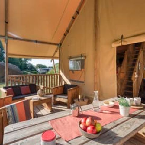 CANVAS AND WOOD TENT 6 people - Lodge 6p 2ch ****