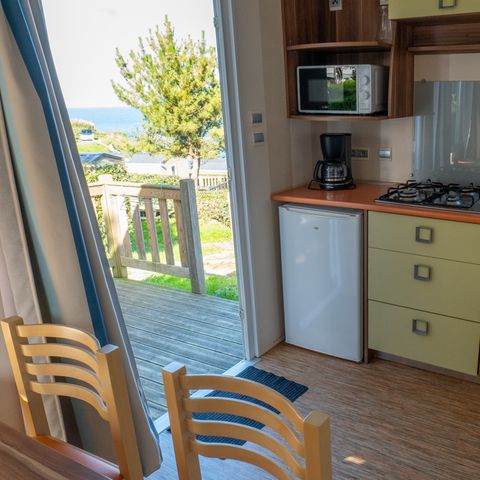 MOBILE HOME 2 people - Comfort mobile home - 16 m² - 1 bedroom sea view