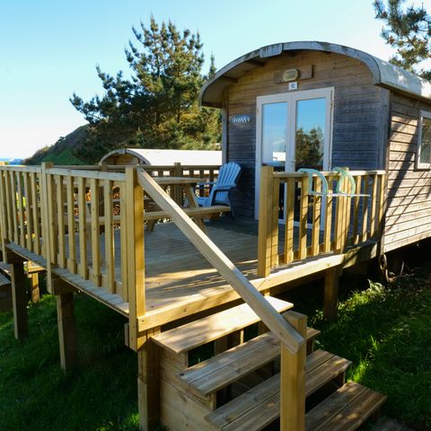 Tiny house 4 persons - Roulotte - 20 m² - 2 bedrooms - Sea view
